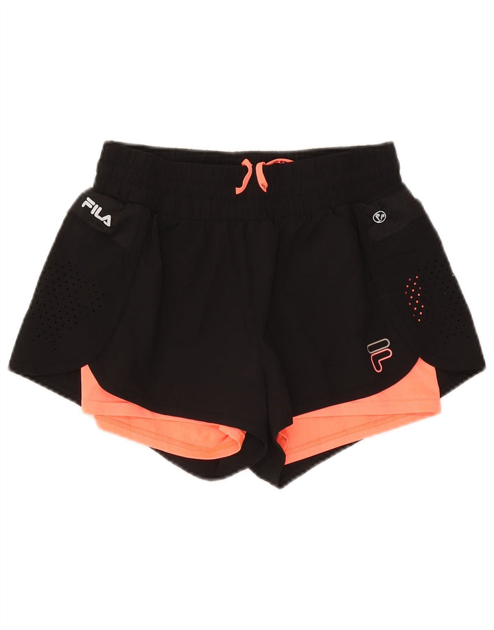 Damskie spodenki sportowe Fila Graphic UK 12 Medium Black