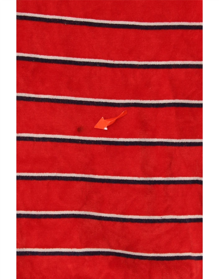 Sweter damski w stylu vintage, brytyjski 18 XL, bawełniany w czerwone paski