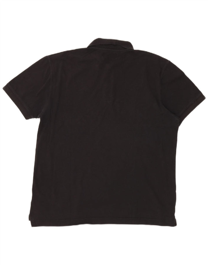 Męska koszulka polo KAPPA XL, czarna, bawełniana