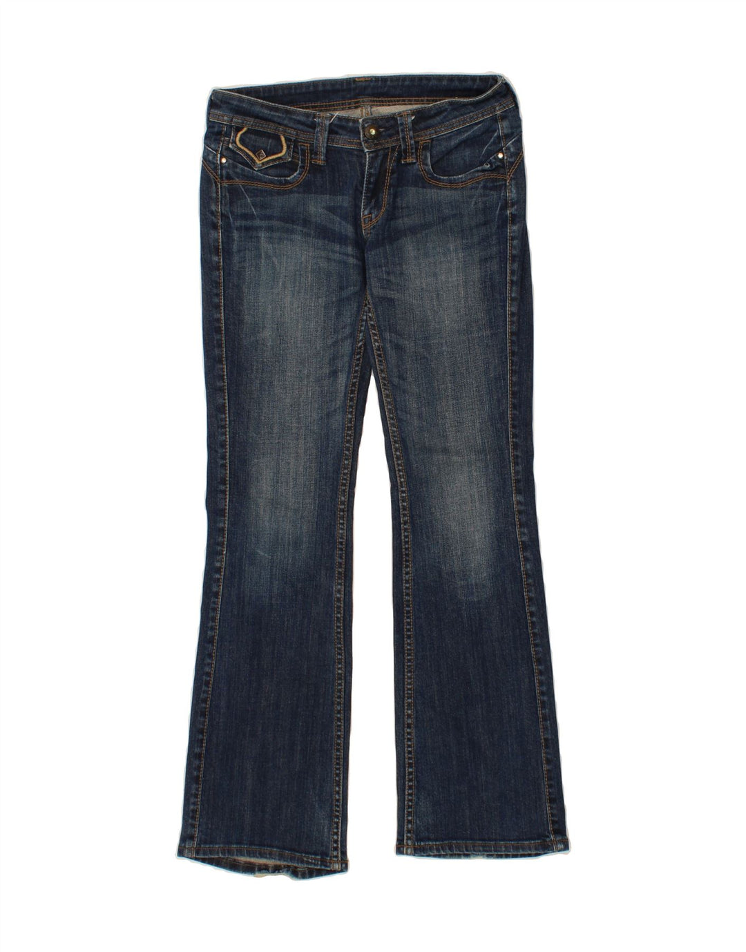 Damskie jeansy Bootcut WRANGLER W30 L30 granatowe