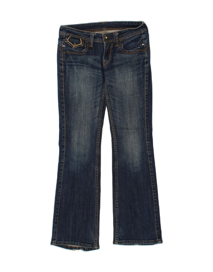 Damskie jeansy Bootcut WRANGLER W30 L30 granatowe