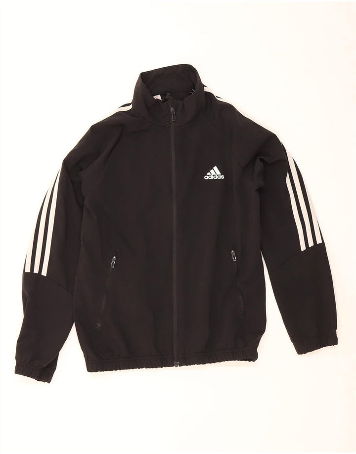 Chłopięca bluza dresowa ADIDAS 11-12 lat, czarna, poliester