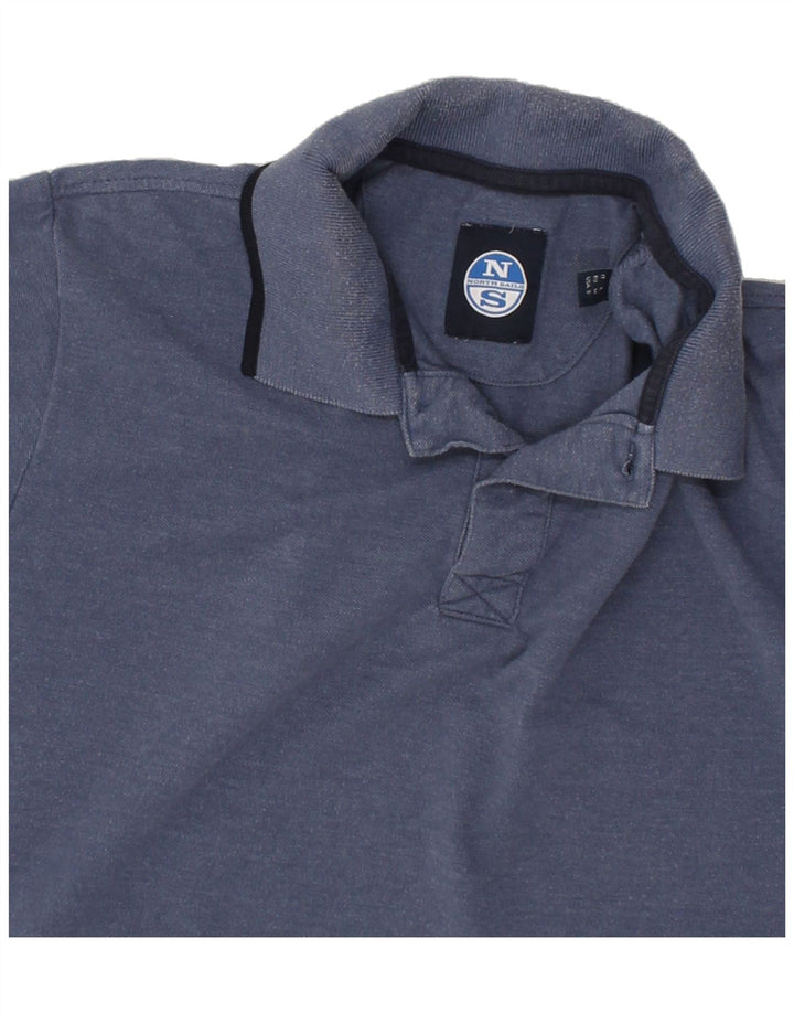NORTH SAILS Mens Polo Shirt Small Blue Cotton Vintage North Sails and Second-Hand North Sails from Messina Hembry 