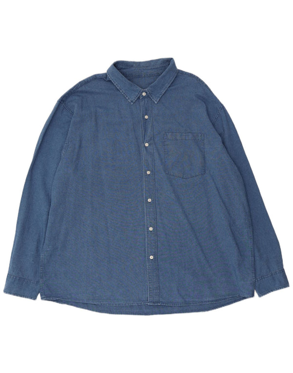 Koszula męska American Eagle 2XL niebieska, bawełniana