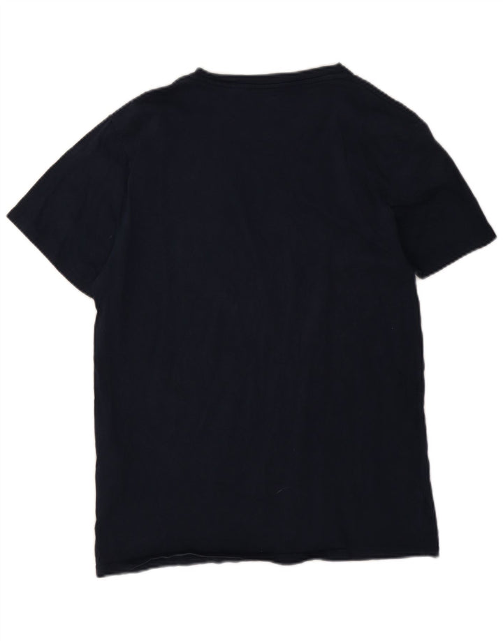 Męski T-shirt z grafiką Levi's, średni, granatowy, bawełniany