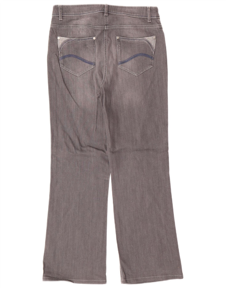Damskie jeansy PER UNA Roma Bootcut UK 12 Medium W30 L28 Szara bawełna