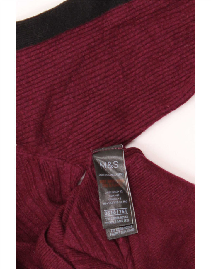 Marks & Spencer Damski sweter z golfem UK 12, średni fiolet