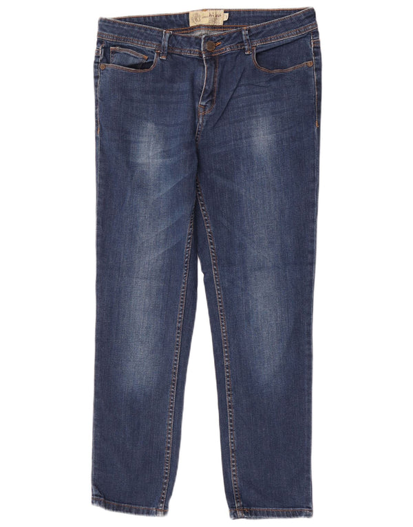 Damskie jeansy slim Fat Face UK 12 Medium W30 L26 Niebieskie bawełniane
