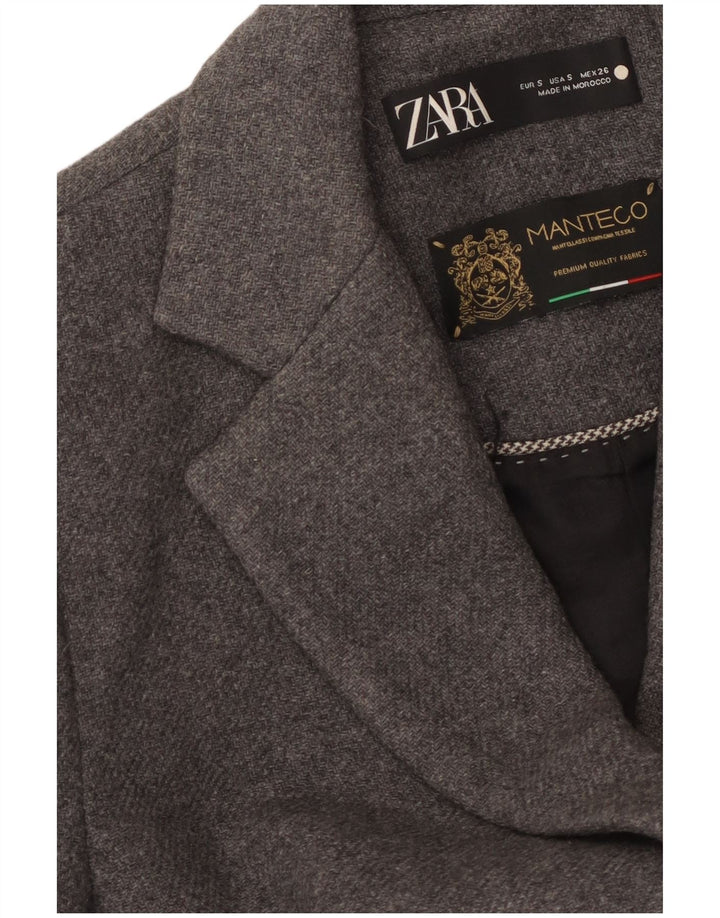Płaszcz damski Zara Manteco UK 10, mały, szary
