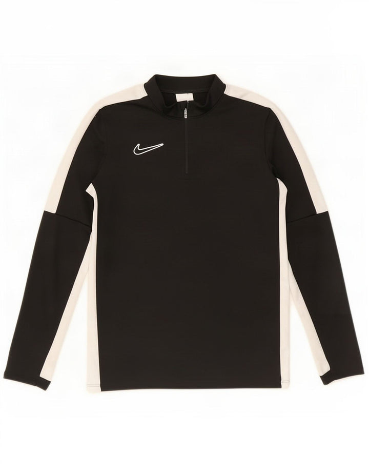 Chłopięcy dres Nike Dri Fit z pulowerem, rozmiar 12-13 lat, duży, czarny