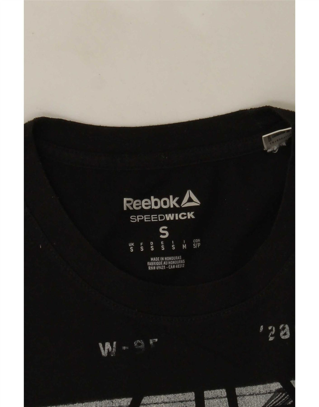 Męska koszulka Reebok z grafiką, mała czarna
