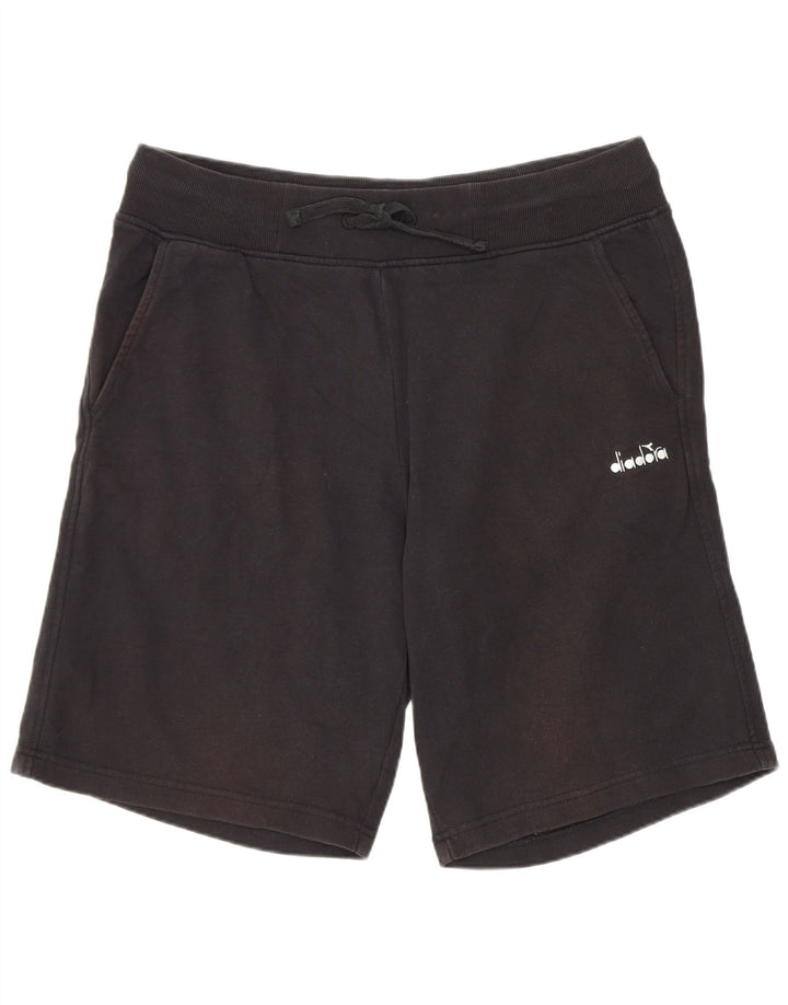 Męskie spodenki sportowe Diadora, duże, czarne, bawełniane