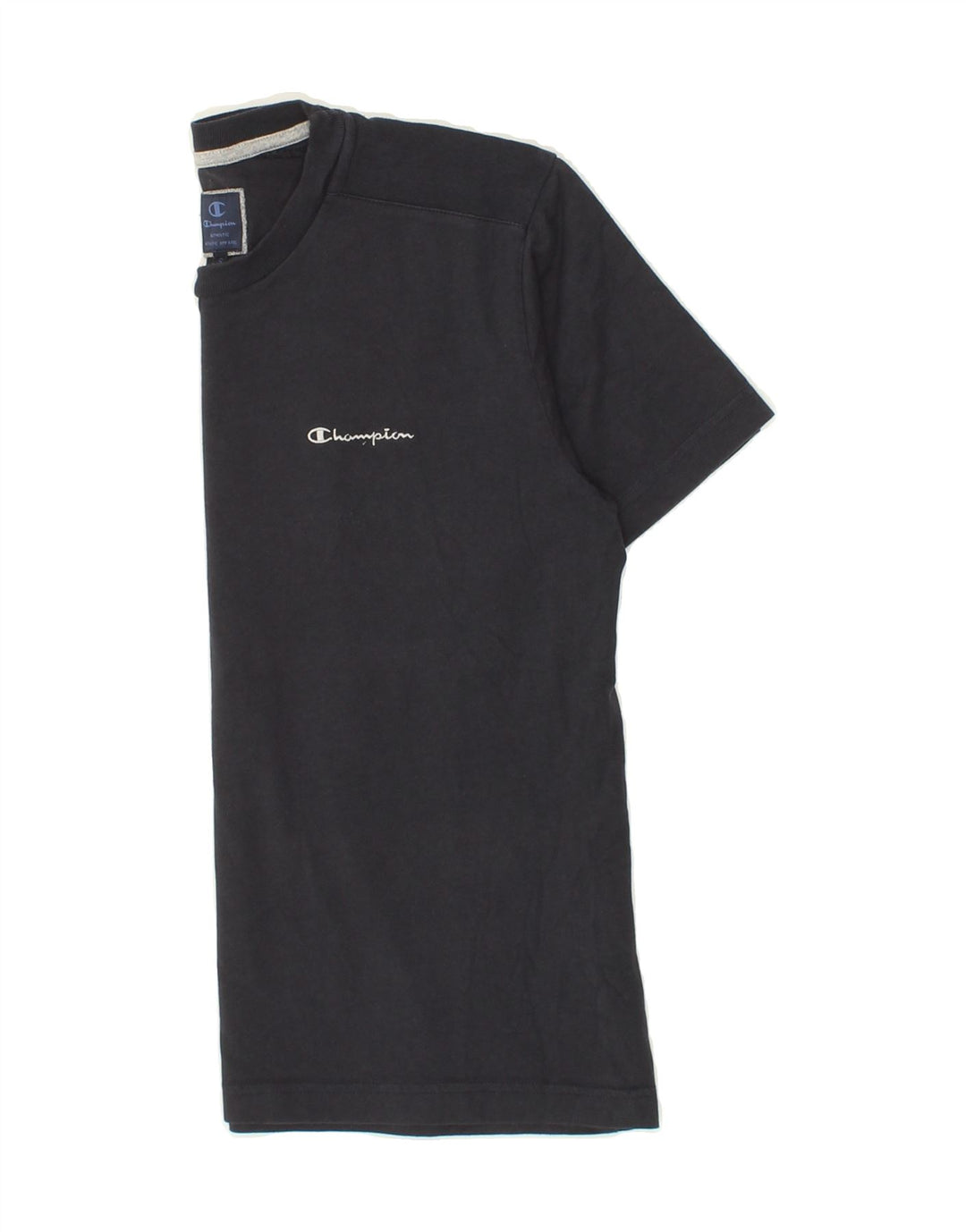 CHAMPION Mens T-Shirt Top Small Navy Blue Cotton Vintage Champion and Second-Hand Champion from Messina Hembry 