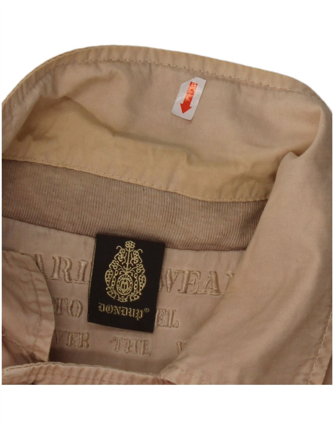 Damska kurtka bomberka DONDUP IT 52 2XL beżowa bawełna