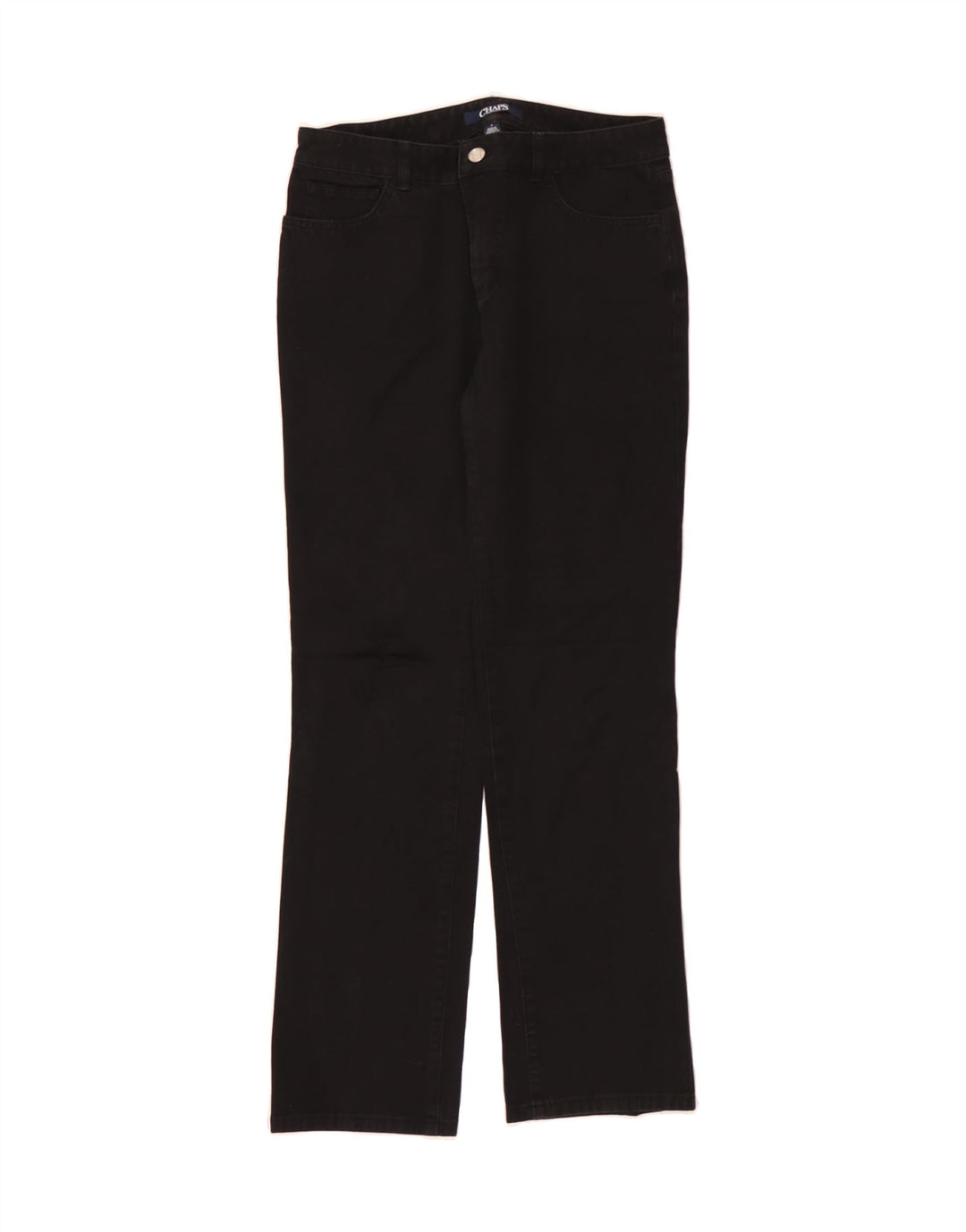CHAPS Womens Straight Jeans US 6 Medium W30 L30 Black Cotton Vintage Chaps and Second-Hand Chaps from Messina Hembry 