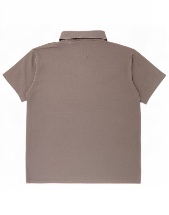 Męska koszulka polo Trussardi Jeans, duża, szara