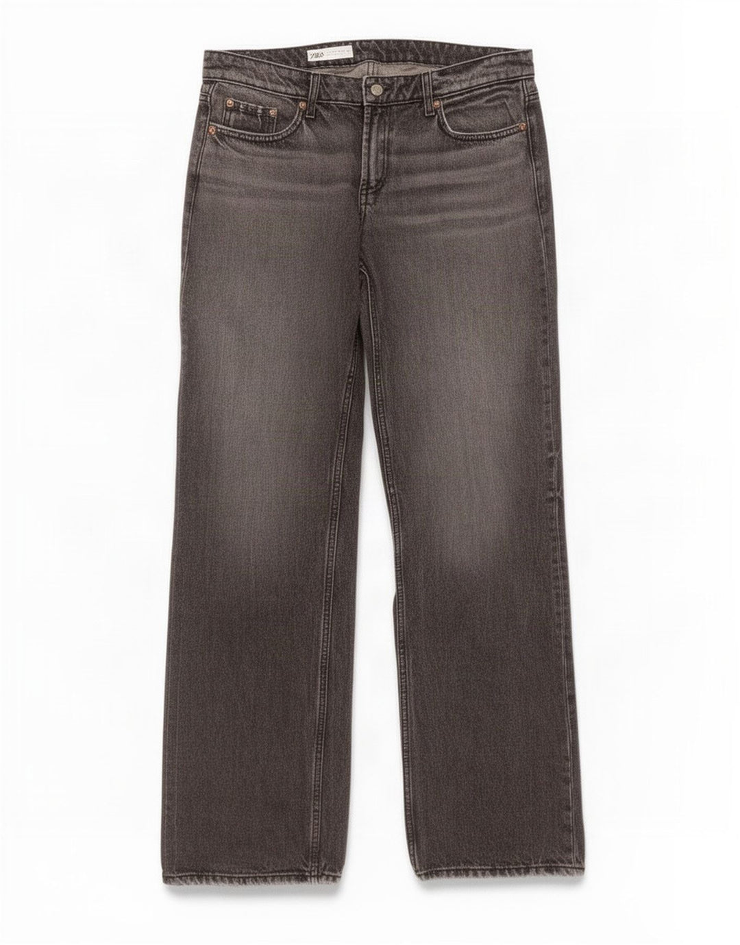 Dżinsy damskie Zara EU 42 Large W32 L35 Szara bawełna
