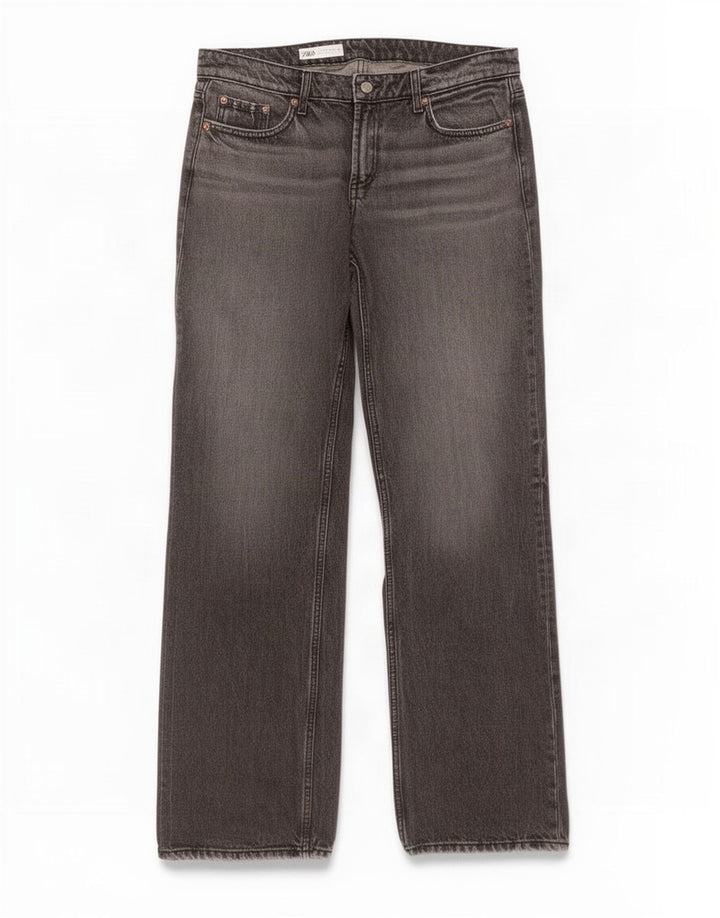 Dżinsy damskie Zara EU 42 Large W32 L35 Szara bawełna