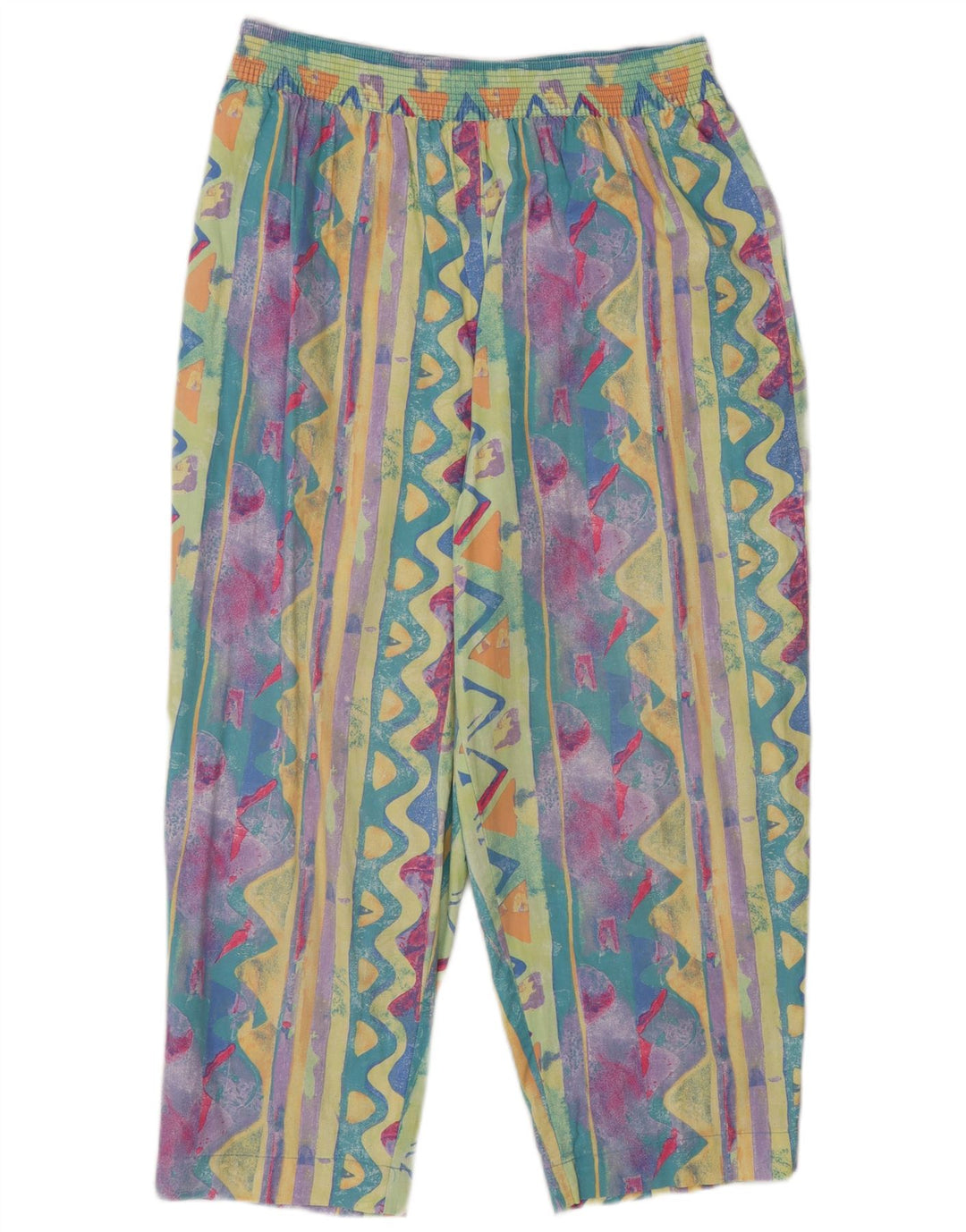 Damskie spodnie haremowe St Michael UK 16 Large W34 L23 Wielokolorowe