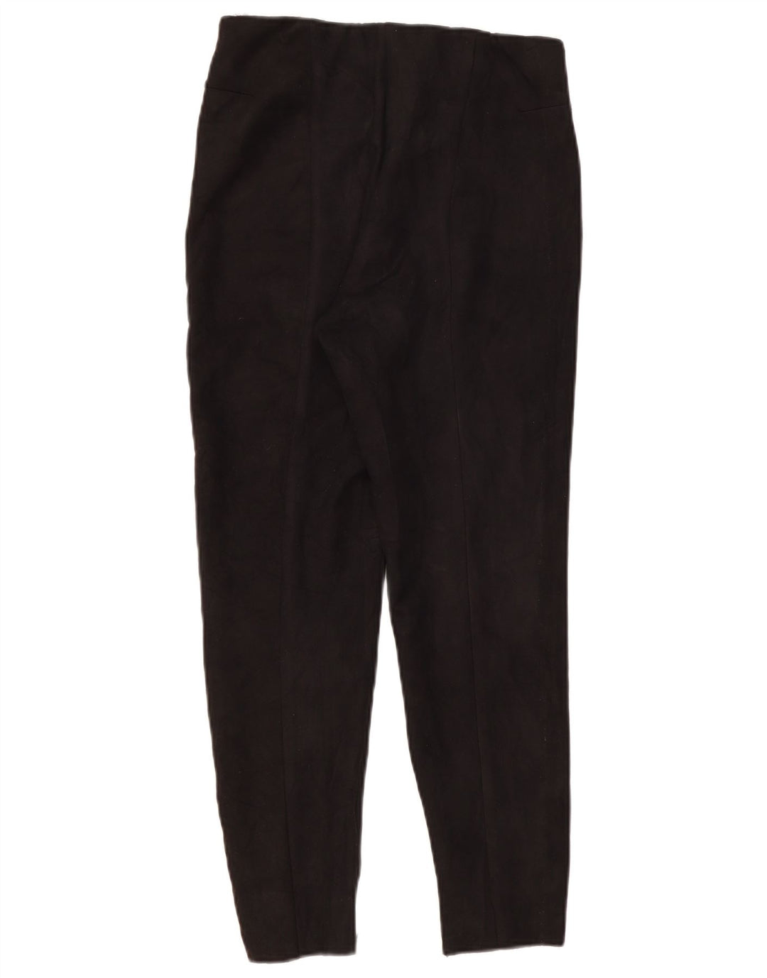Damskie spodnie typu slim casual Zara, duże, W32 L26, czarny poliester