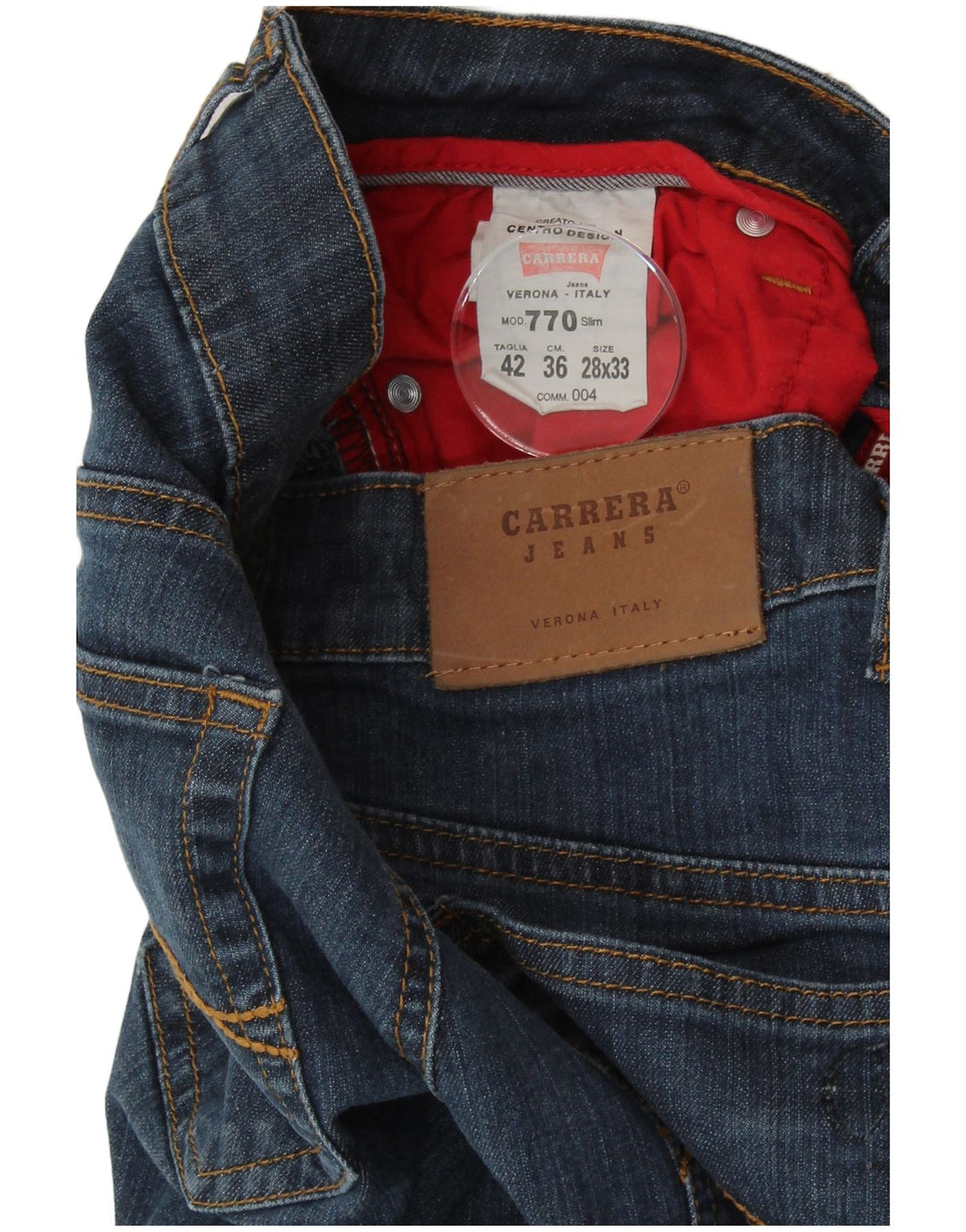 Dżinsy damskie CARRERA IT 42 Medium W28 L33 Niebieskie bawełniane