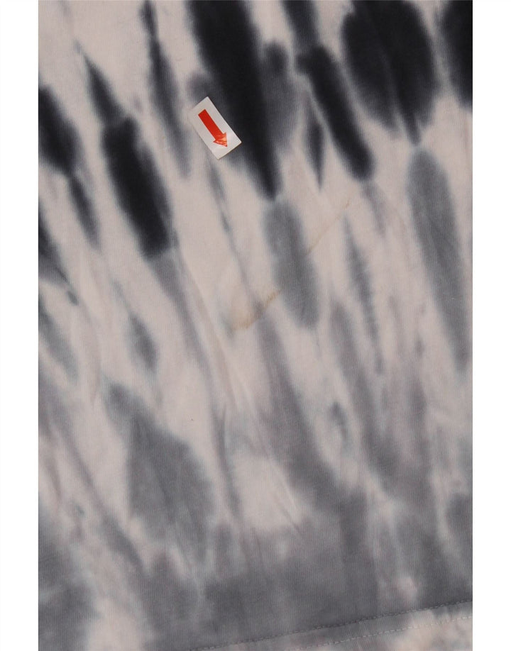 Chłopięcy T-shirt z grafiką UMBRO, 15-16 lat, 2XL, szary, bawełniany Tie Dye