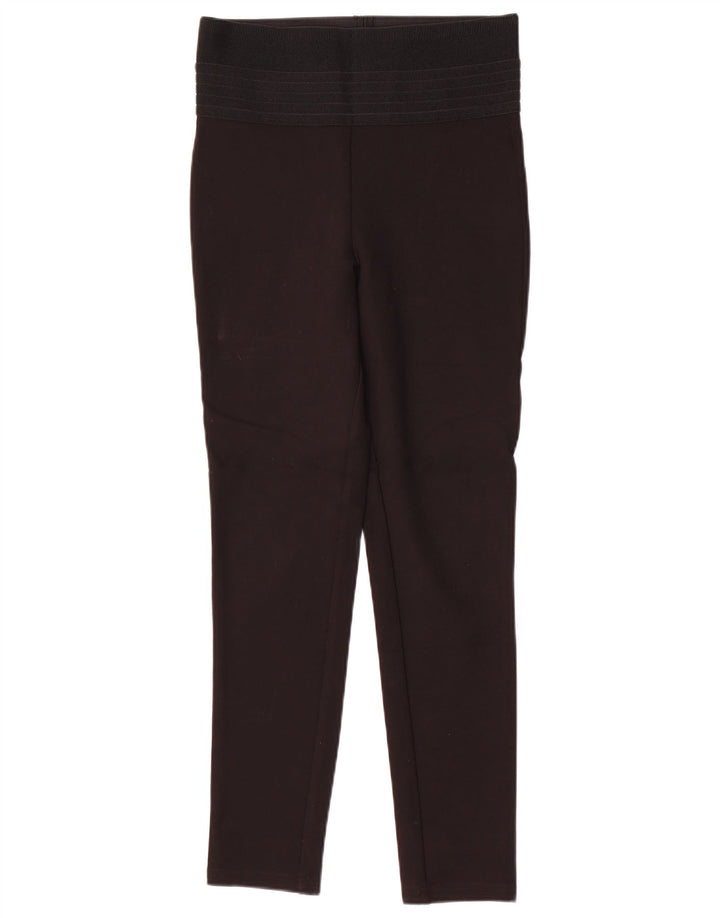 Damskie legginsy z wysokim stanem Zara UK 12, średnie czarne