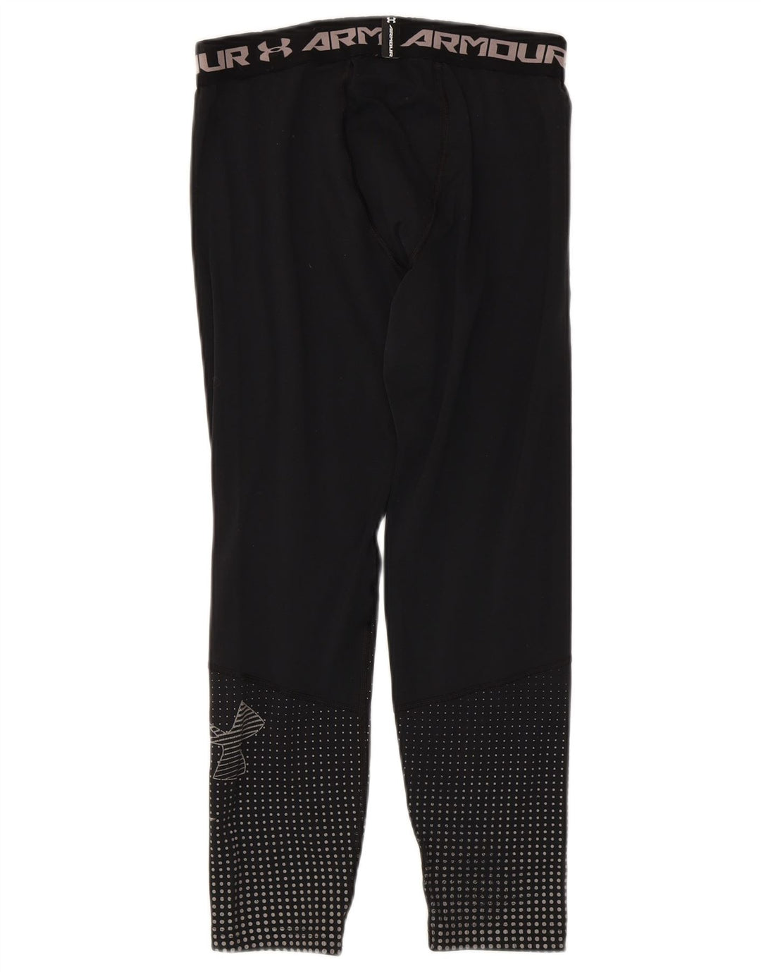 Legginsy chłopięce Under Armour Cold Gear Graphic 13-14 lat XL, czarne, poliestrowe