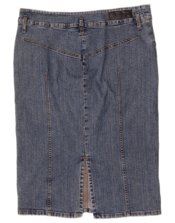 Damska spódnica jeansowa Ferre IT 46 Large W32 Niebieska bawełna