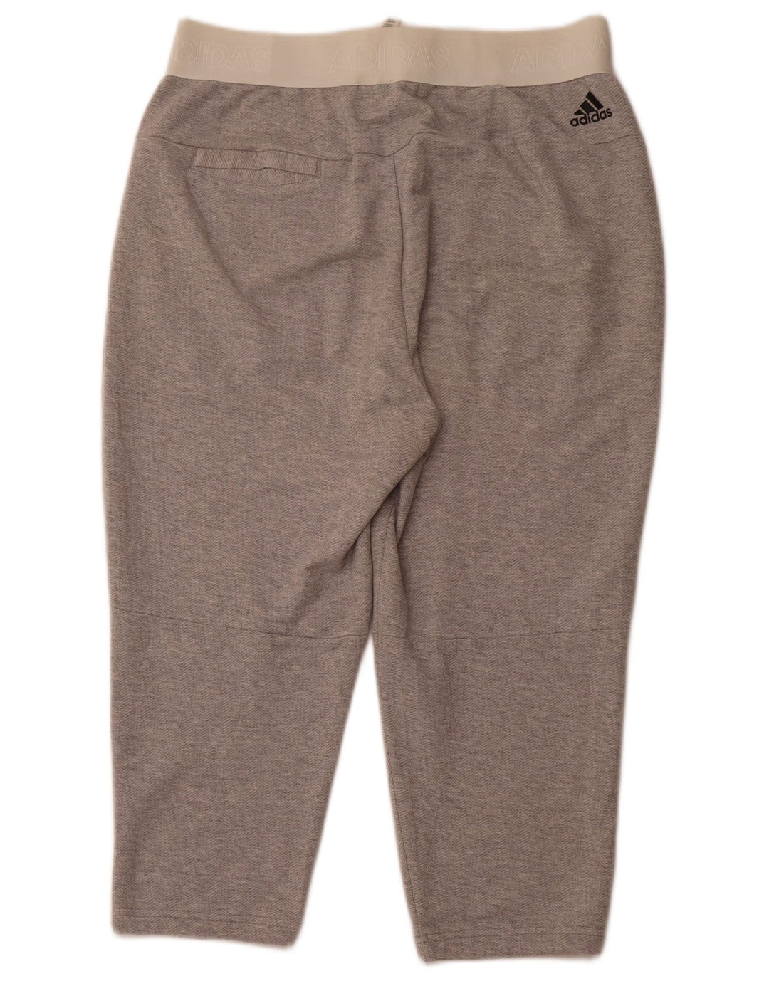 Damskie spodnie dresowe ADIDAS z grafiką UK 12/14 Średni szary Chevron