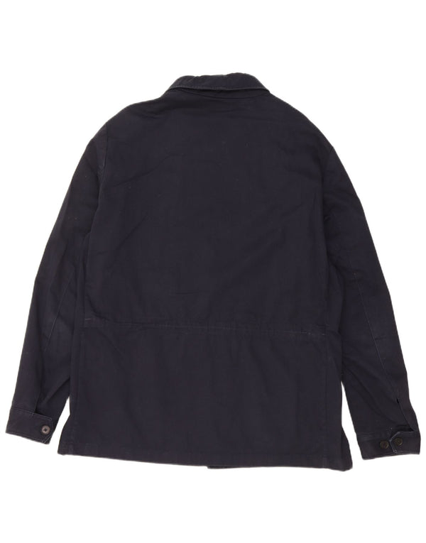 Męska kurtka użytkowa Massimo Dutti UK 40, duża, granatowa, bawełniana