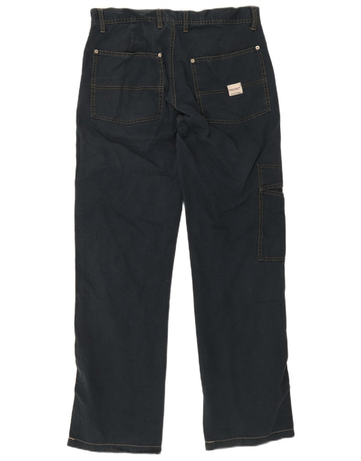 Męskie proste dżinsy Woolrich W32 L32 Granatowa bawełna