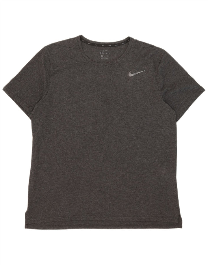 Męska koszulka Nike Dri Fit Top XL, szary poliester