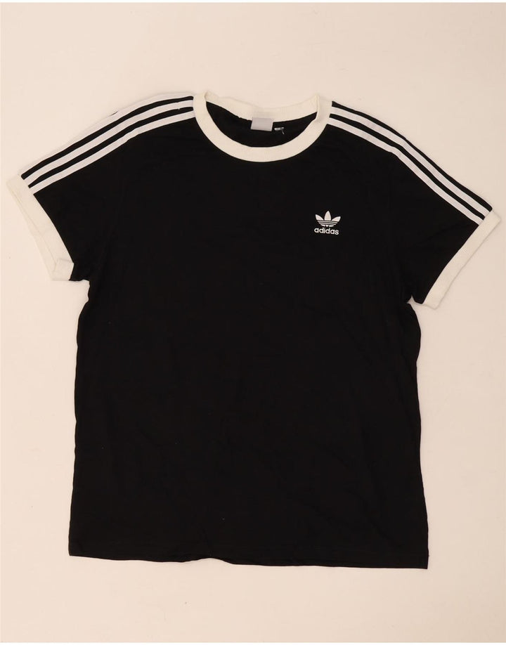 Adidas Męski T-shirt Top Duży Czarny