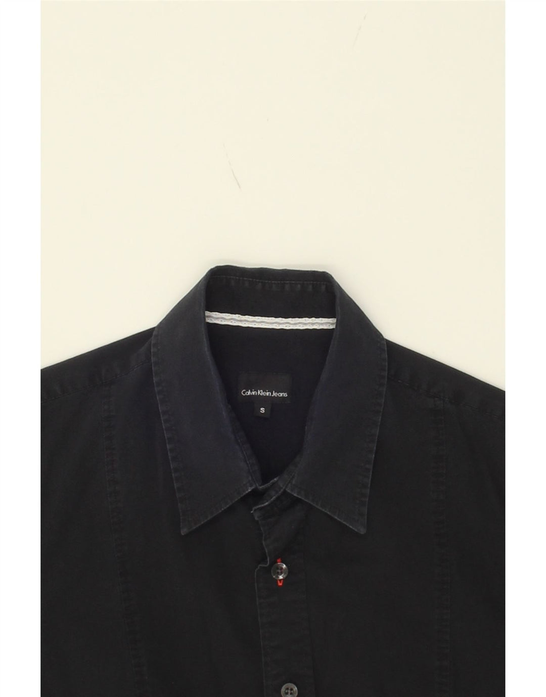 CALVIN KLEIN JEANS Mens Shirt Small Black Vintage Calvin Klein Jeans and Second-Hand Calvin Klein Jeans from Messina Hembry 
