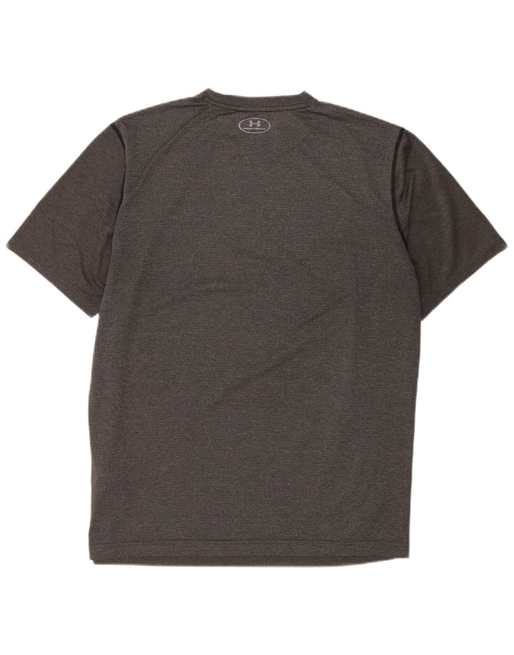 Męski t-shirt Under Armour Heat Gear, duży, szary, poliestrowy