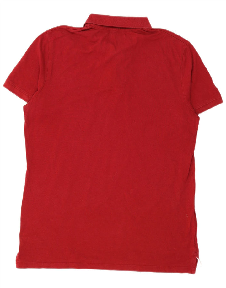 Męska koszulka polo Diadora XL, czerwona, bawełniana