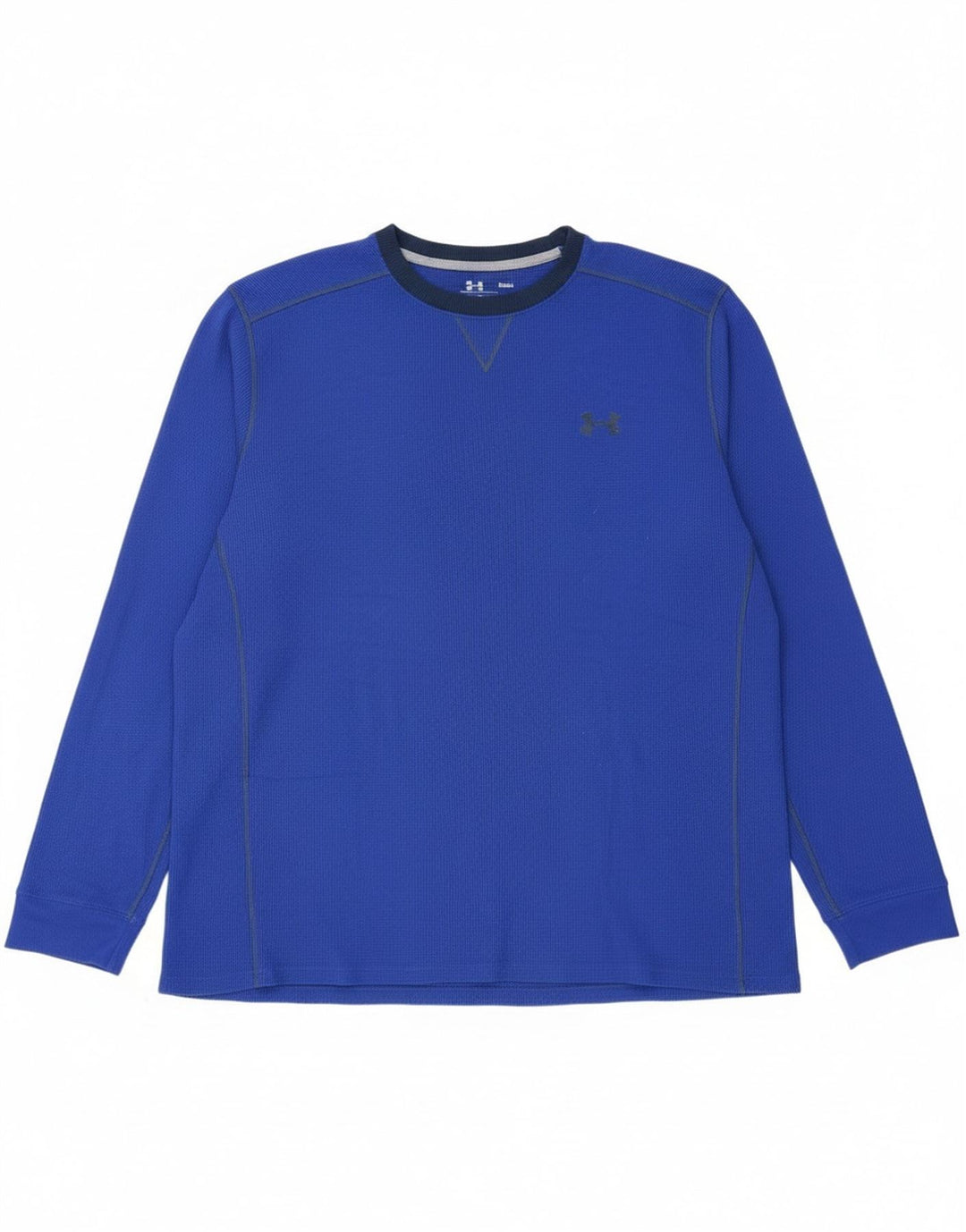 Męska koszulka Cold Gear z długim rękawem, 2XL, niebieska, poliestrowa Under Armour