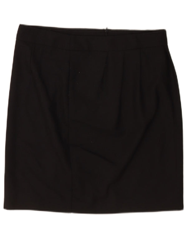 Moschino Womens Mini Skirt UK 12 Medium W30 Black Polyester