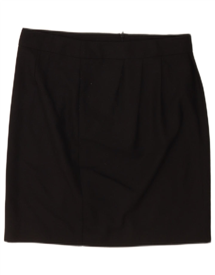 Damska spódniczka mini Moschino UK 12 Medium W30 Czarny poliester