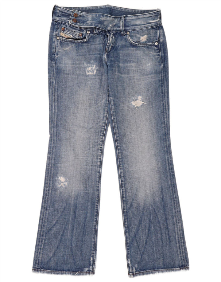 Damskie jeansy Diesel w trudnej sytuacji Bootcut W29 L29 Niebieskie bawełniane