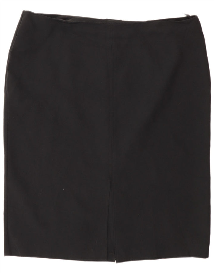 Marks & Spencer Damska spódnica ołówkowa UK 20 2XL W40 Czarny poliester