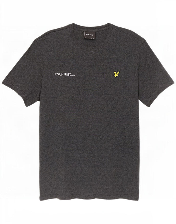 T-shirt męski Lyle & Scott, średnioszary, bawełniany
