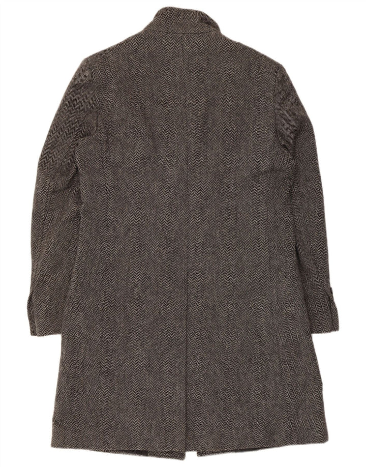 Płaszcz męski Zara Longline Classic Fit UK 40, duży, szary w jodełkę