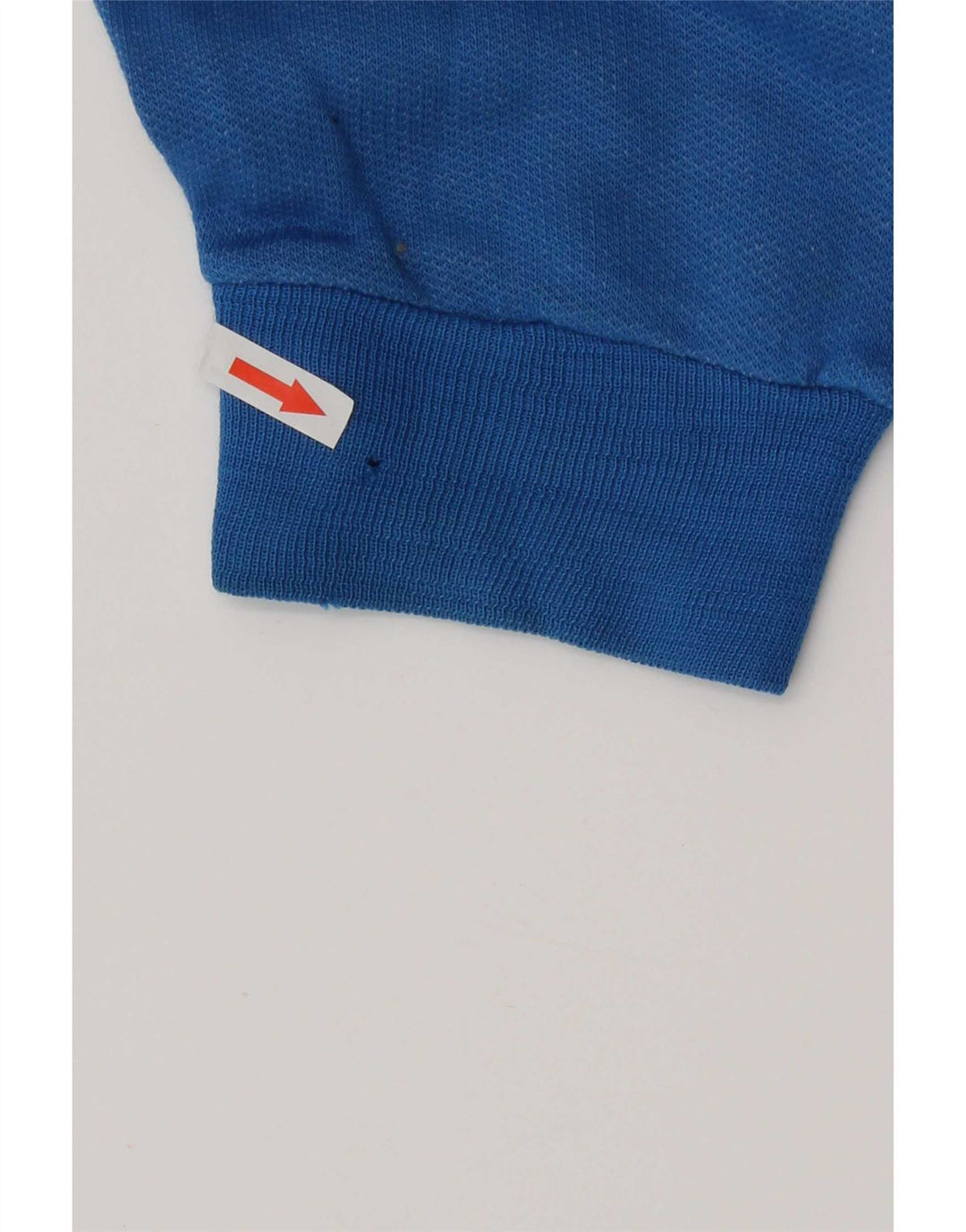 Damska bluza oversize w stylu vintage z grafiką, UK 14, średni niebieski
