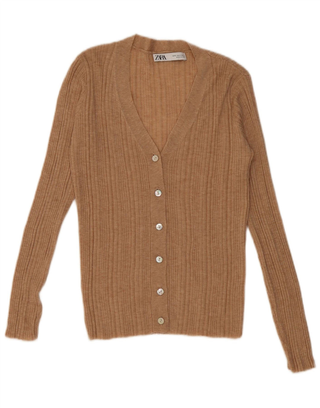 Sweter damski ZARA Cardigan UK 10 Small Beige
