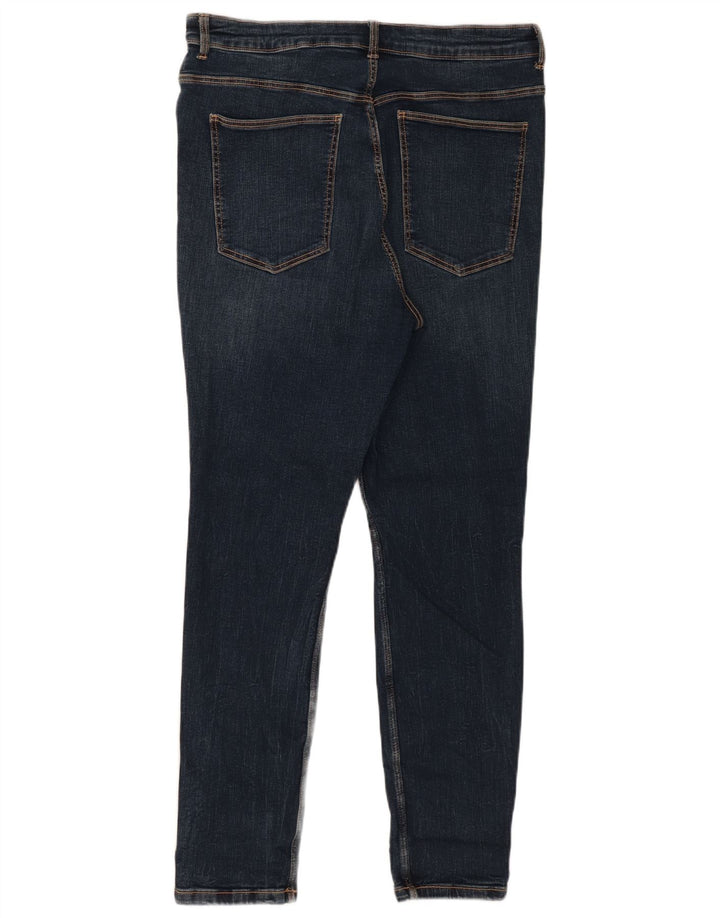 Jeansy damskie Zara Slim EU 46 XL W36 L28 Granatowe