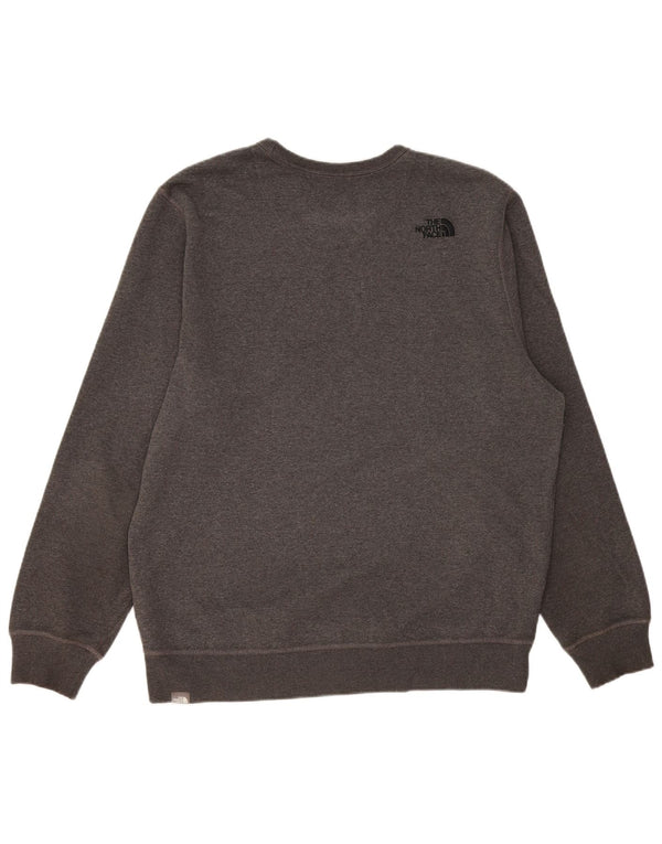 Męska bluza z grafiką The North Face XL, szara, bawełniana