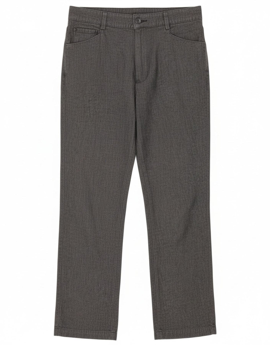 Damskie spodnie Lee z wysokim stanem US 10 Large W30 L29 Szara jodełka