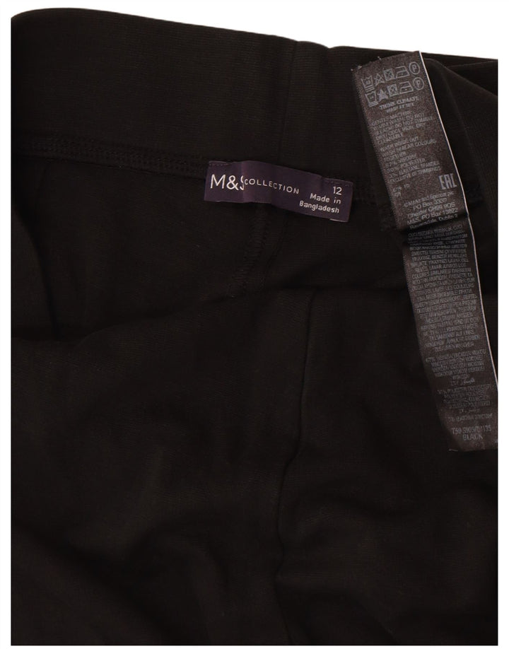 Legginsy damskie Marks & Spencer UK 12, średnia czarna wiskoza